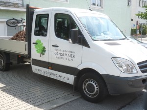 Auto-Beklebung Garten- und Landschaftsbau Ganslmaier