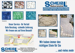Flyer Scheibl Natursteine