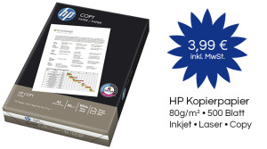 HP Kopierpapier CHP 910 A4 80g weiss 500 Blatt
